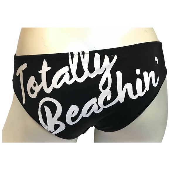 Victoria's Secret TOTALLY BEACHIN Graphic Cheeky Hipster Swim Bottom XS - Picture 1 of 2